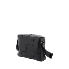 Small Cassette Camera Bag Urban Leather In Black