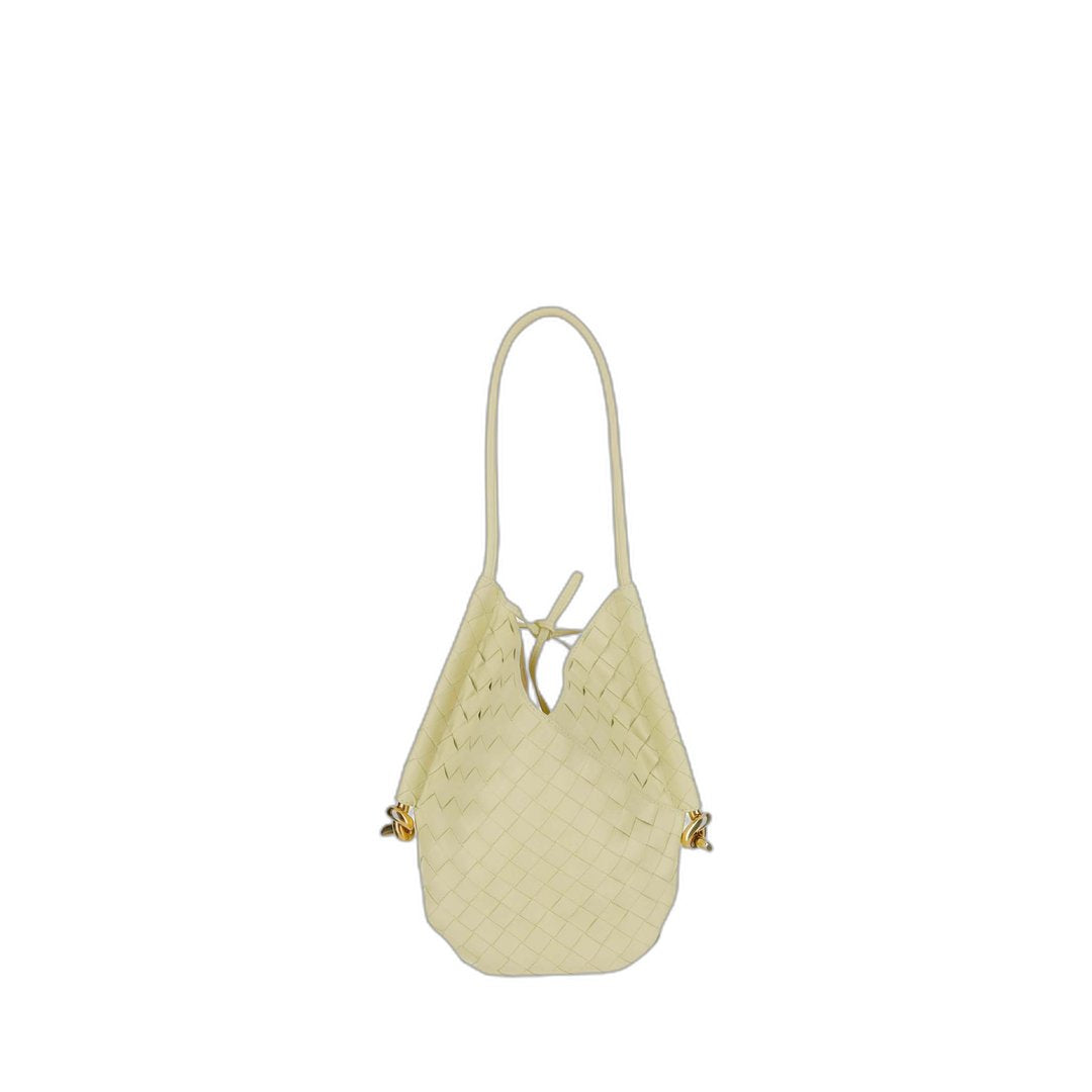 Small Solstice Shoulder Bag In Yellow White Muse