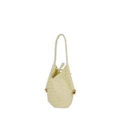 Small Solstice Shoulder Bag In Yellow White Muse