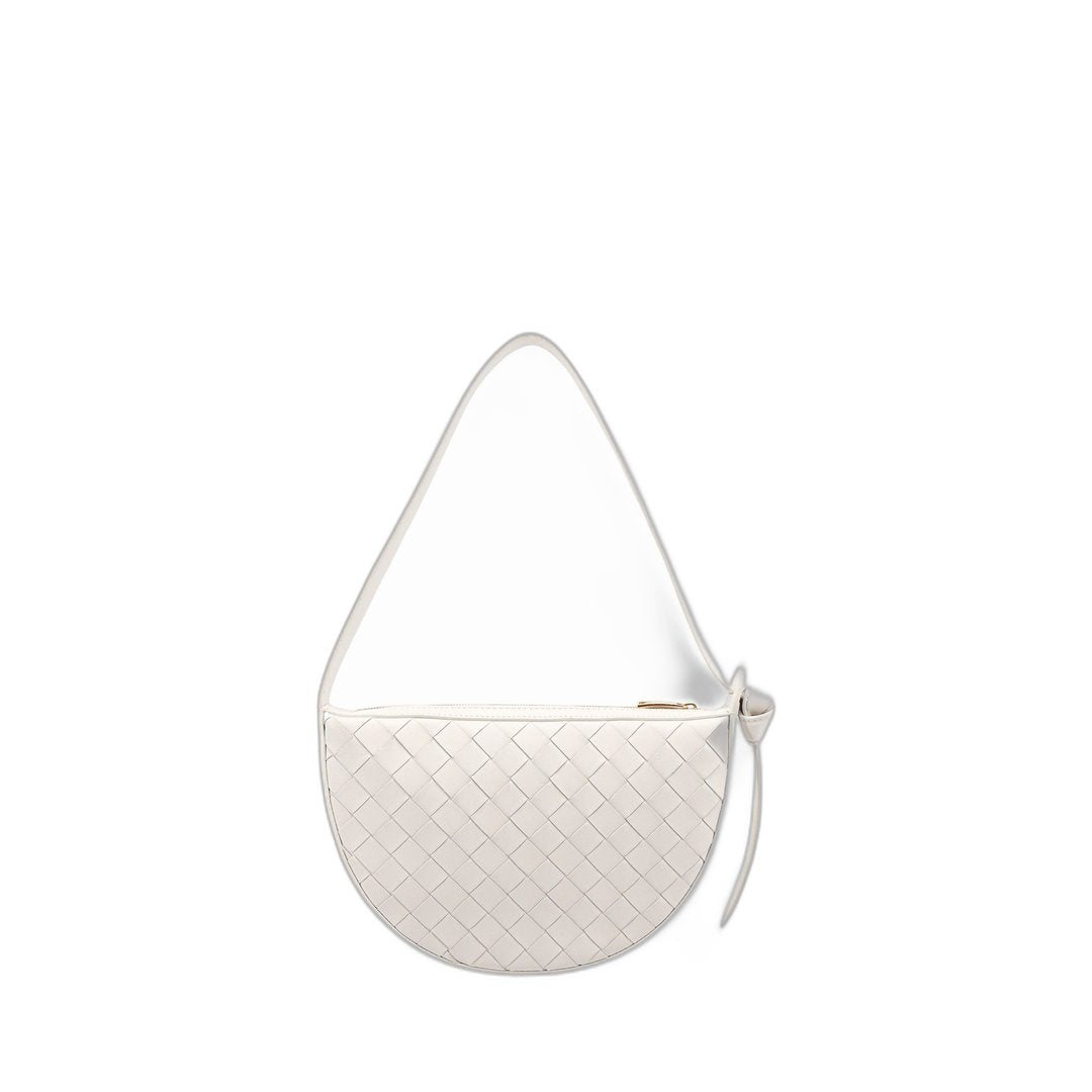 Mini Sunrise Bag In White White & Gold