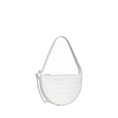 Mini Sunrise Bag In White White & Gold