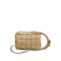 Small Padded Cassette Bag Beige