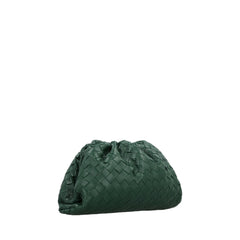 Teen Woven Pouch Clutch In Green Parakeet