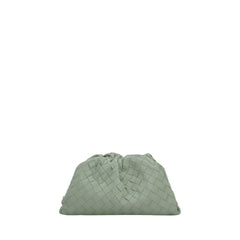 Teen Woven Pouch Clutch In Green Parakeet