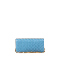 Wallet On Chain In Blue Windswept & Gold