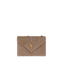 Medium Envelope Chain Bag In Brown Greyish