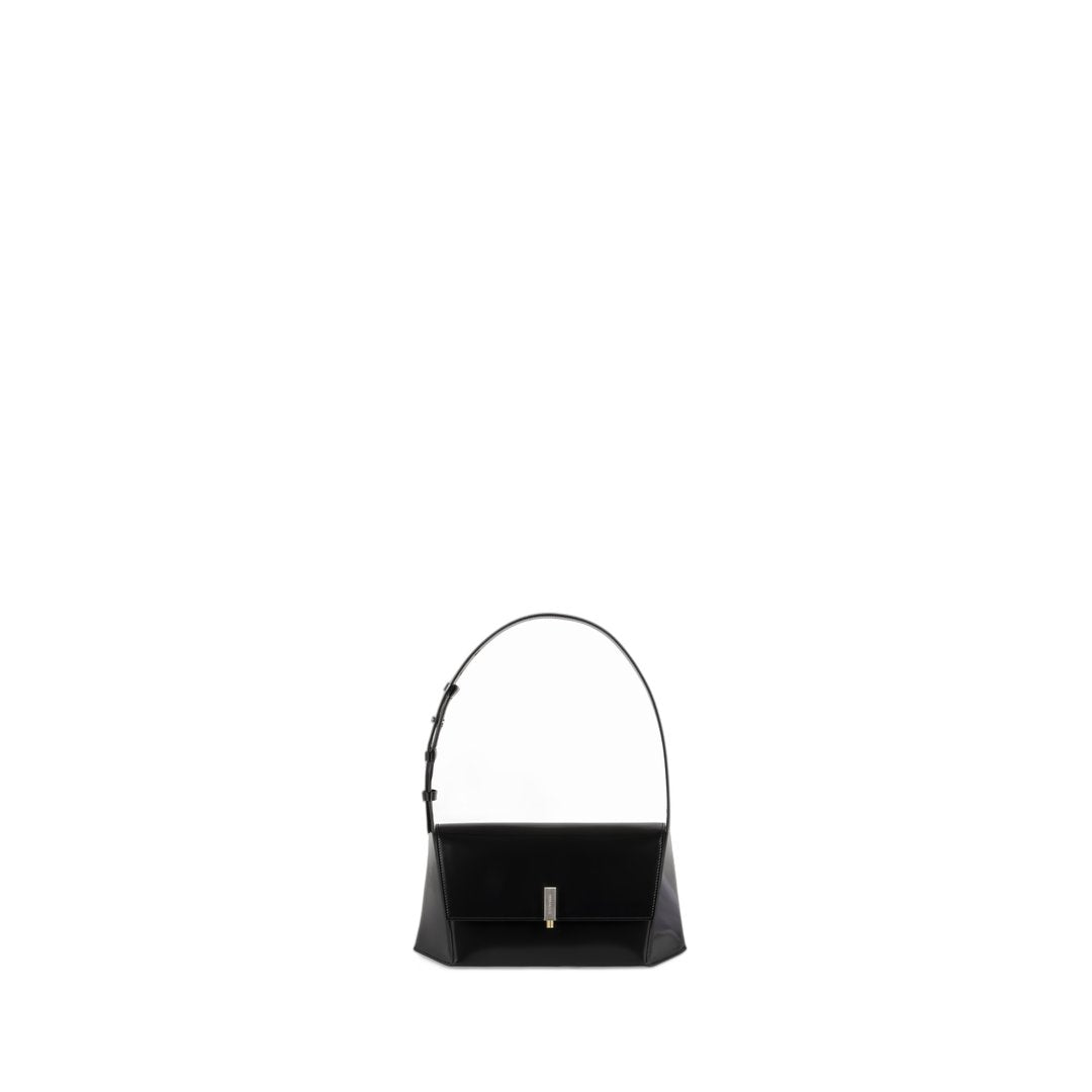 Geometric Shoulder Bag M Black