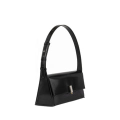 Geometric Shoulder Bag M Black