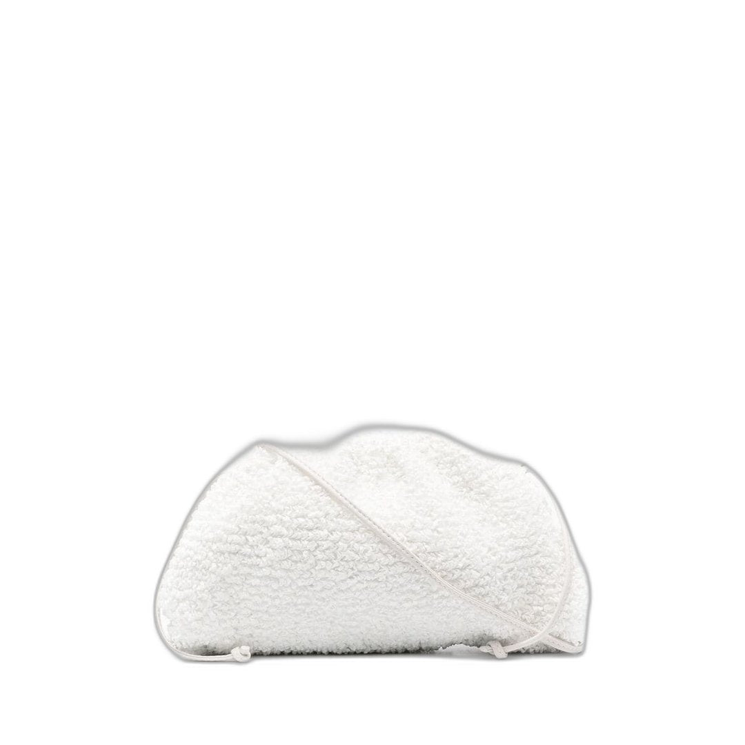 The Pouch 20 In White White & Gold