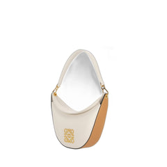 Small Luna Bag In Satin Calfskin In Soft White