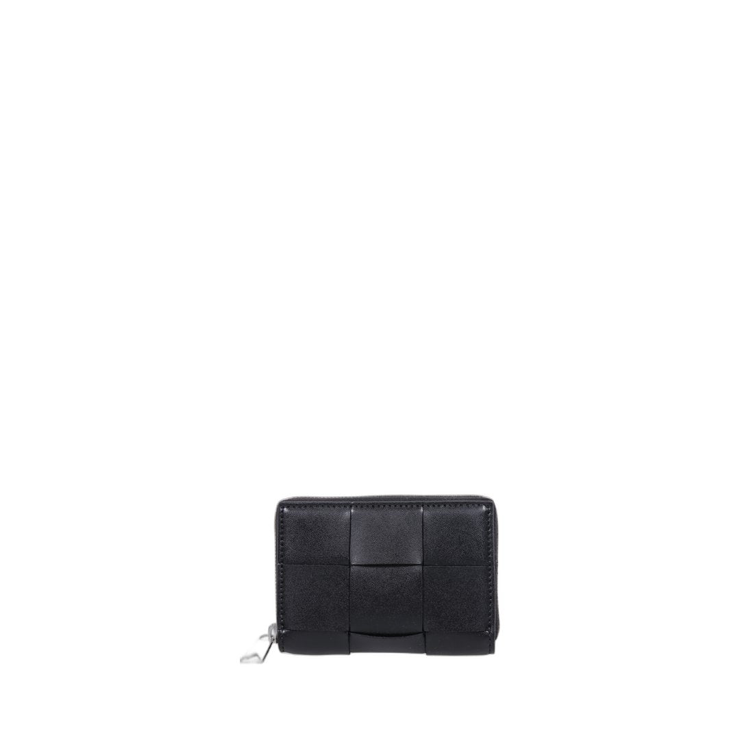 Cassette Zipped Coin Purse Urban Leather In Black