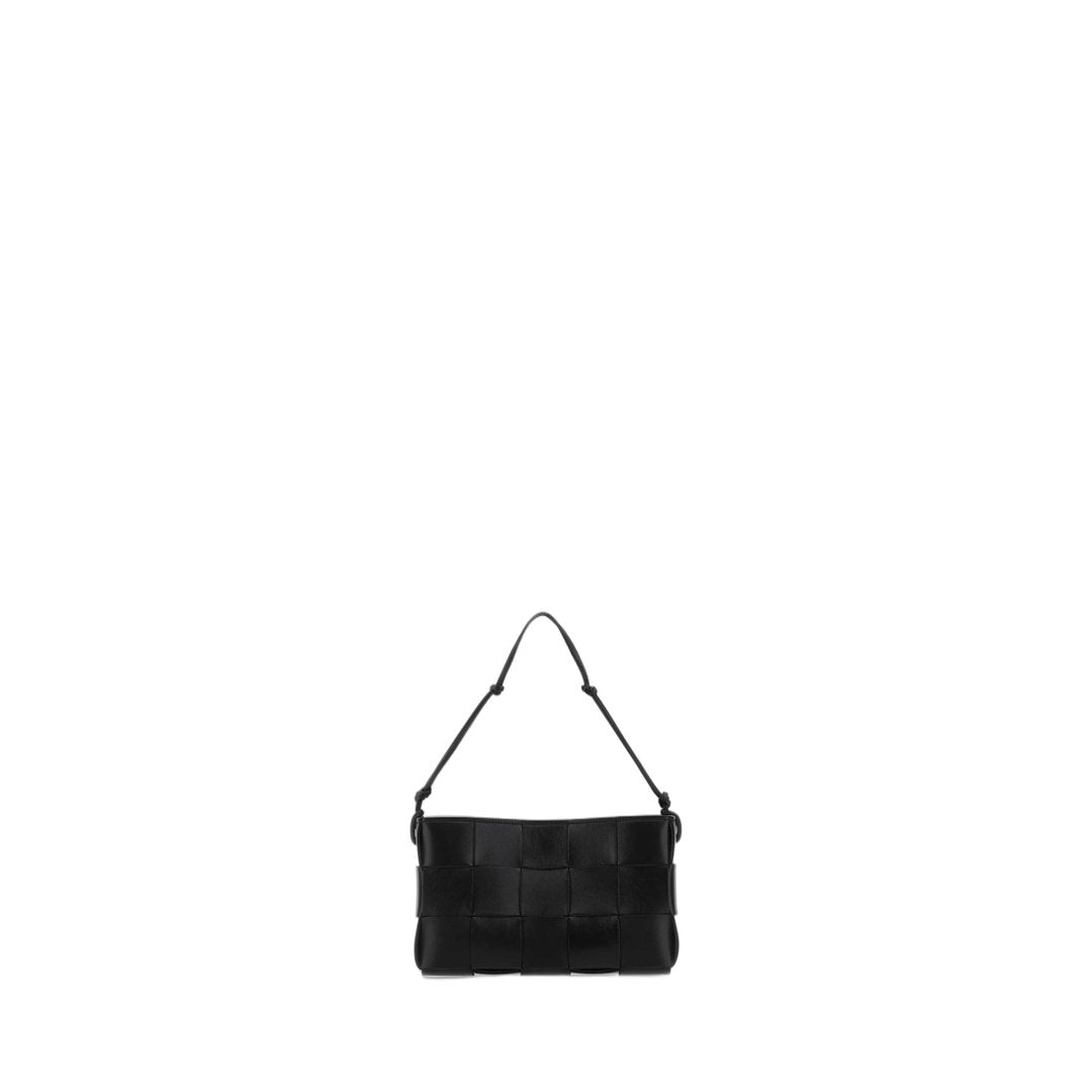 Baguette Pochette In Black & Gold