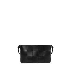 Baguette Pochette In Black & Gold