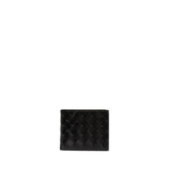 Bifold Leather Wallet In Black