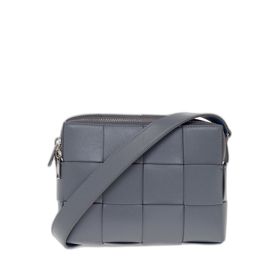 Cassette Camera Shoulder Bag In Gray