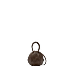 Mava Top Handle Bag In Light Brown & Muse Brass