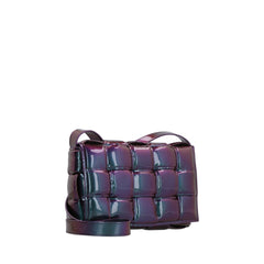 Padded Cassette Crossbody Bag In Holographic