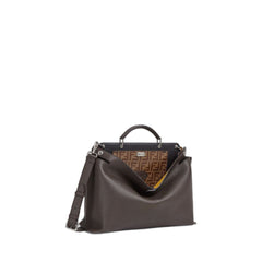 Handbags Peekaboo Essential Leather Ebony In Brown