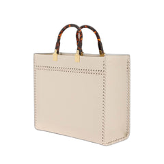 Women Sunshine Medium Shopping Bag In White