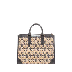 Damen Gancini-Henkeltasche (M) In Beige