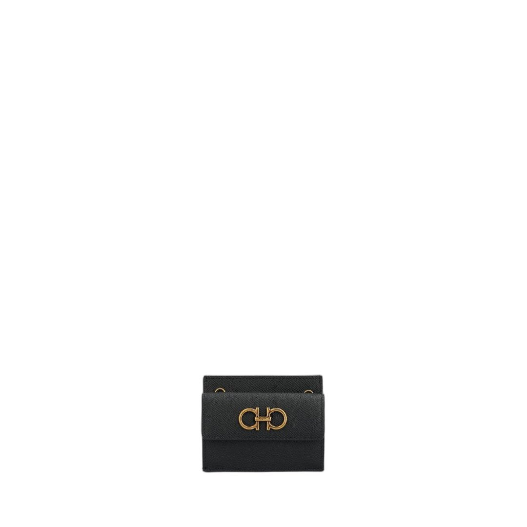 Gancini Credit Card Holder In Black