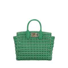 The Studio Box Handbag In Green