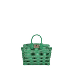 The Studio Box Handbag In Green