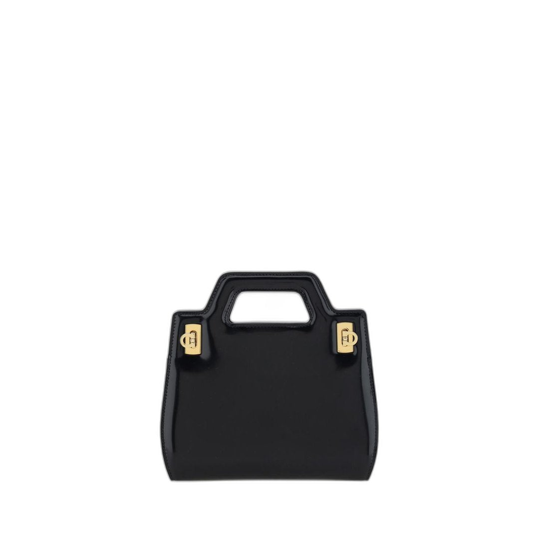 Wanda Mini Shoulder Bag In Black