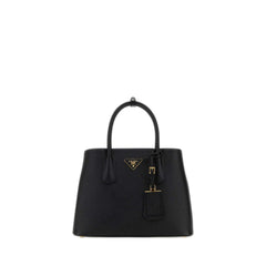 Monochrome Small Saffiano Bag In Black