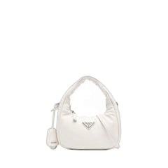 Zipped Mini Handbag In White