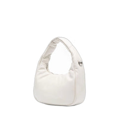 Zipped Mini Handbag In White