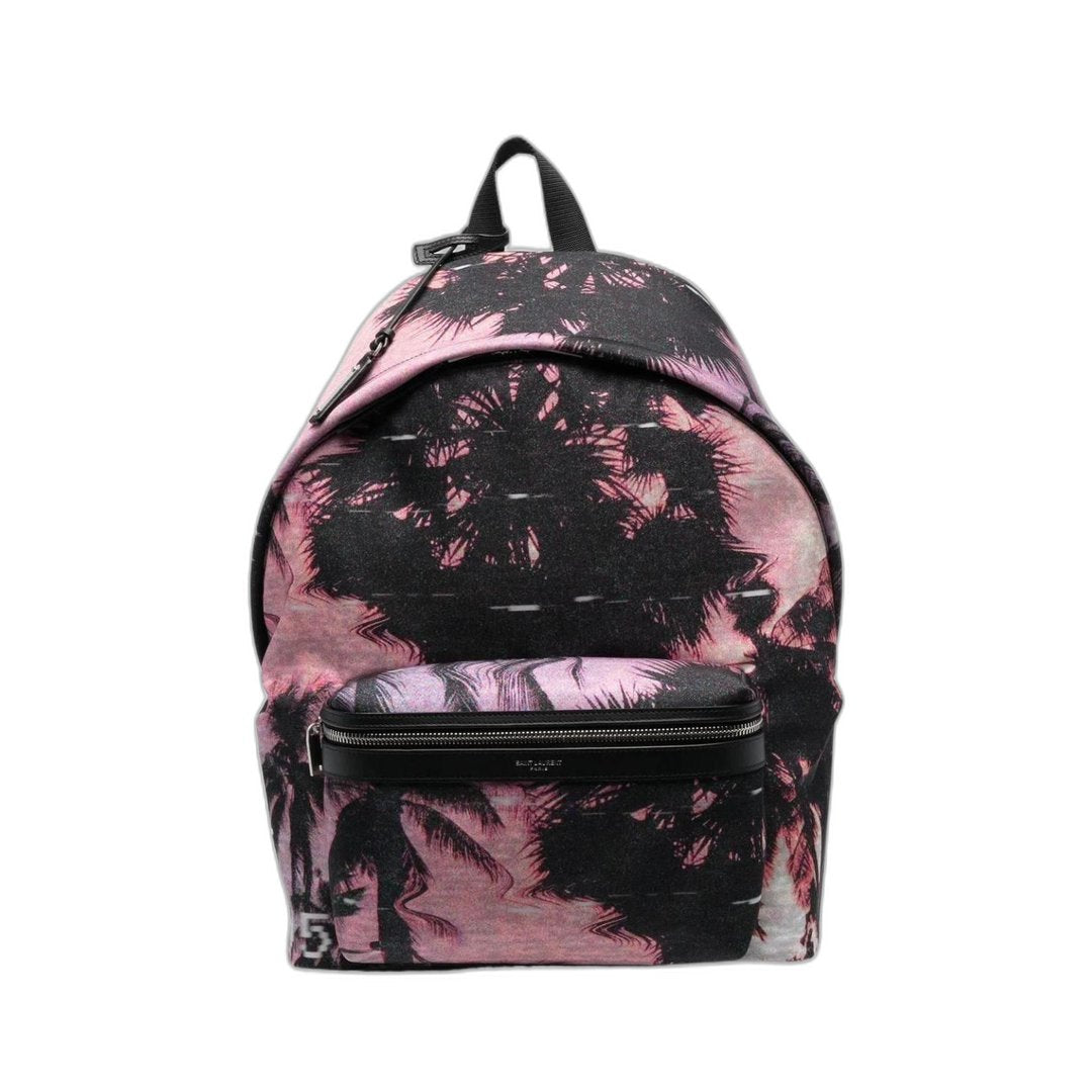 Hawaiian-Print Backpack In Pink