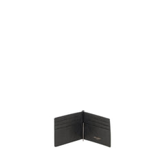 Cassandre Bill Clip Wallet In Crocodile Embossed