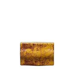 Spazzolato Leather Clutch Eggnog In Leather