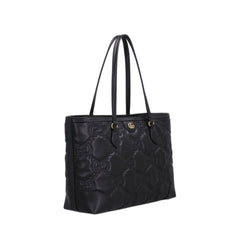 Gg Matelassé Medium Tote Black In Gg Matelassé Leather