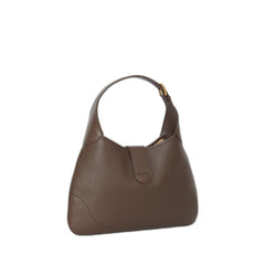 Aphrodite Medium Shoulder Bag Brown In Leather