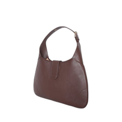 Aphrodite Medium Shoulder Bag Brown In Leather