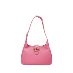 Aphrodite Medium Shoulder Bag Pink In Leather With Antique