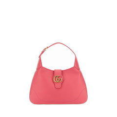 Aphrodite Medium Shoulder Bag Pink In Leather With Antique