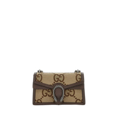 Dionysus Shoulder Bag Small Jumbo Gg Camel/Ebony In