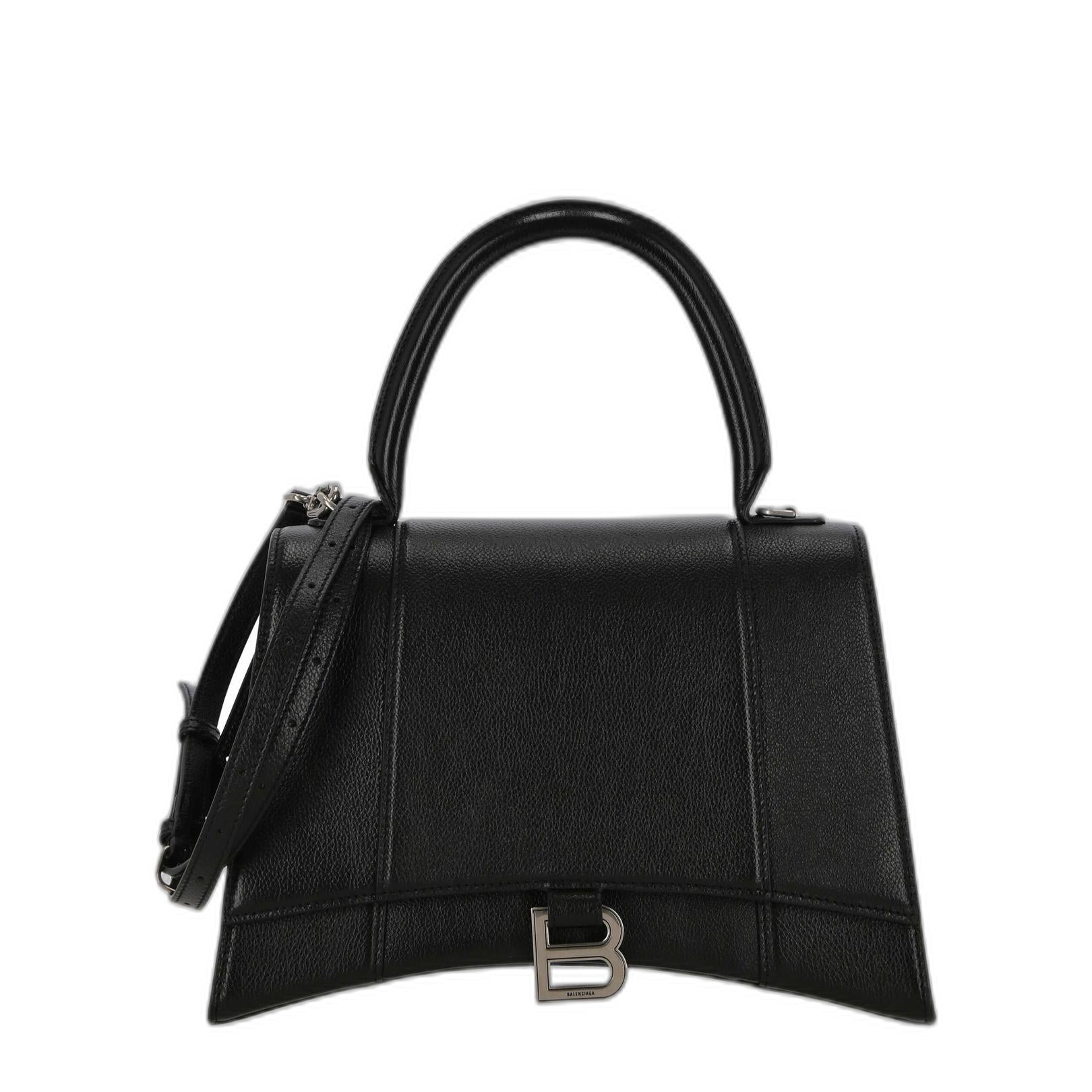 黑色沙漏形手提包