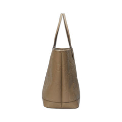 Jumbo Gg Large Tote Bag Taupe In Leather