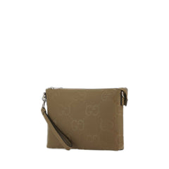 Jumbo Gg Medium Messenger Bag Taupe In Leather