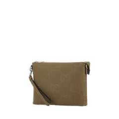 Jumbo Gg Medium Messenger Bag Taupe In Leather