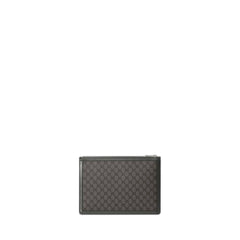 Ophidia Portfolio Case Gg Supreme Grey/Black In Canvas