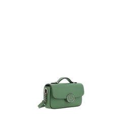 Petite Gg Mini Shoulder Bag Light Green In Leather