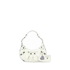 Le Cagole Small Shoulder Bag In White