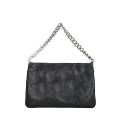 Bb Soft Large Flap Bag In Black