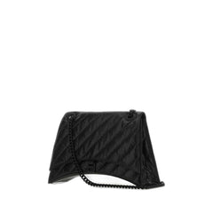 Crush Large Chain Bag Quilted In Black