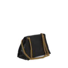 Crush Medium Chain Bag In Black